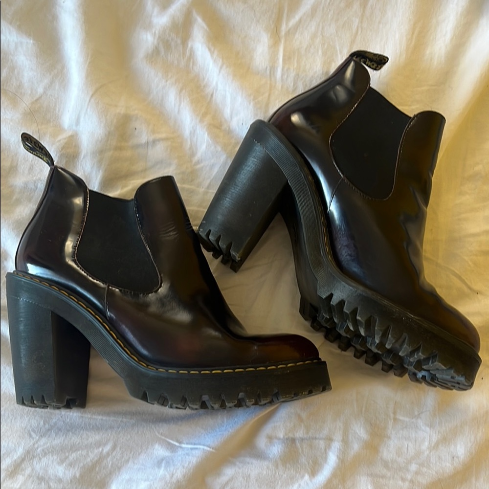Dr. Martens 9 Hurston black cherry Chelsea boots